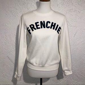 BNWT Cozy Soft White H&M Frenchie Sweater Pullover